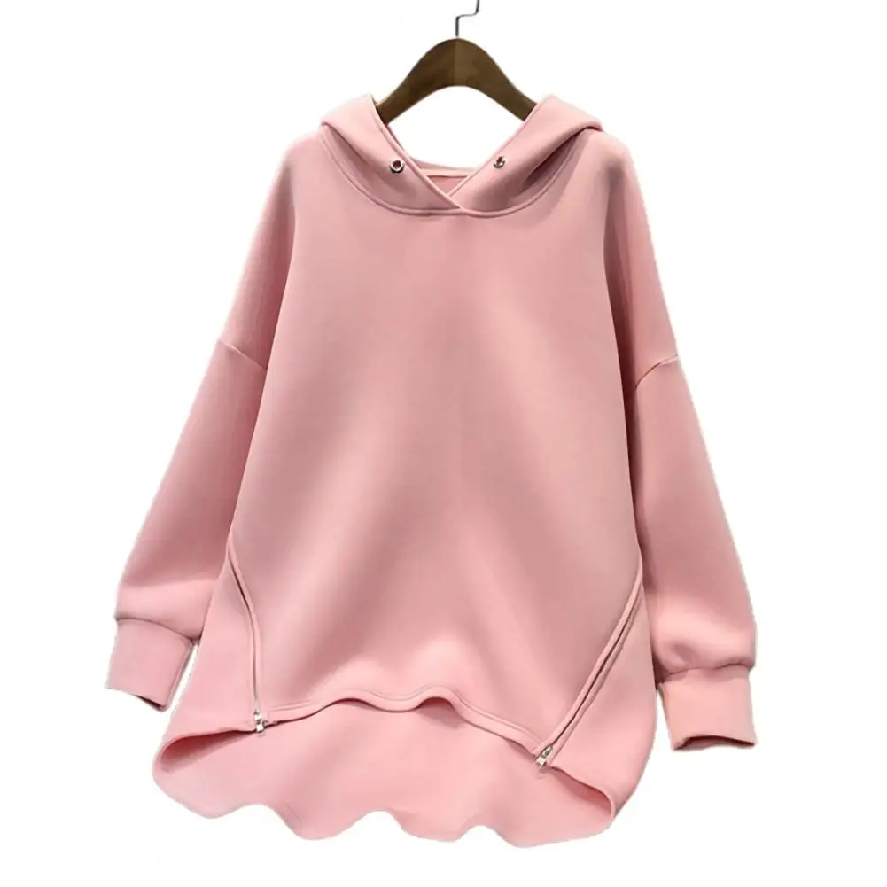 Student Sweatshirt Women Hoodies Solid Color Side Zipper Autumn Winter Korean Style Ribbed Cuff Hoodie for Daily Wear Black XXXL
Student Sweatshirt Women Hoodies Solid Color Side Zipper Autumn Winter Korean Style Ribbed Cuff Hoodie for Daily Wear Black XXXL