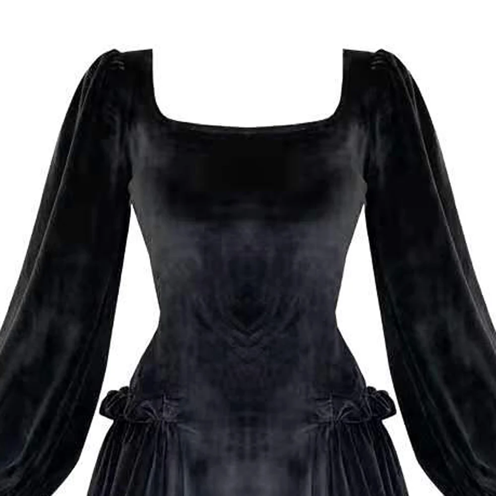 Gothic Lolita Women Velvet Short Mini Dress Black Long Puff Sleeve Goth Punk Streetwear 2021 Elegant Vintage Retro Party Dresses
Gothic Lolita Women Velvet Short Mini Dress Black Long Puff Sleeve Goth Punk Streetwear 2021 Elegant Vintage Retro Party Dresses