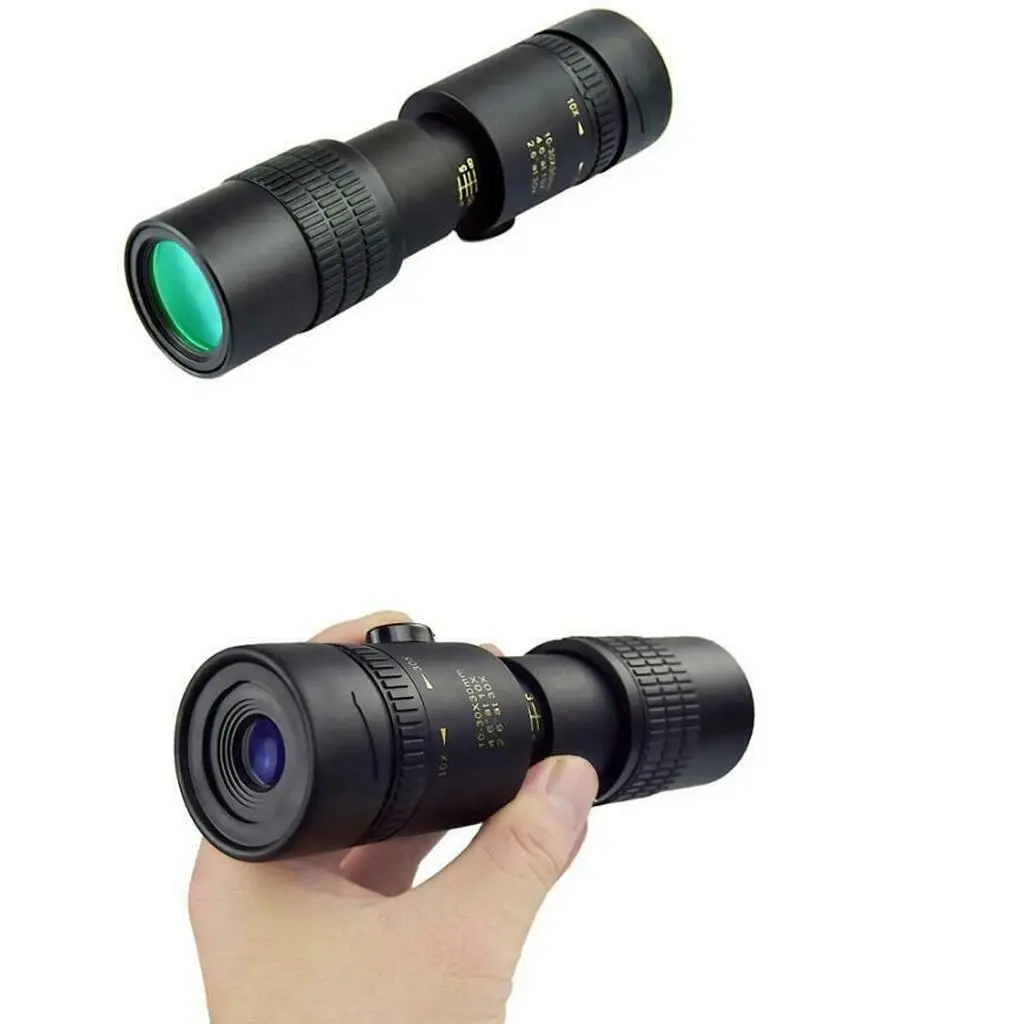 Rubber Monocular Telescope 4K 10-300X40mm Super Telephoto Zoom Monocular High Quality Telescope Supports Smartphone Night Vision
Rubber Monocular Telescope 4K 10-300X40mm Super Telephoto Zoom Monocular High Quality Telescope Supports Smartphone Night Vision