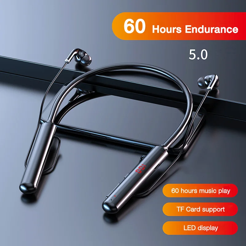 New 600mAh Bluetooth Earphone Neckband Sports Earphones Wireless Headphones Bass Stereo Headset Noise Cancelling Long Battery TF
New 600mAh Bluetooth Earphone Neckband Sports Earphones Wireless Headphones Bass Stereo Headset Noise Cancelling Long Battery TF