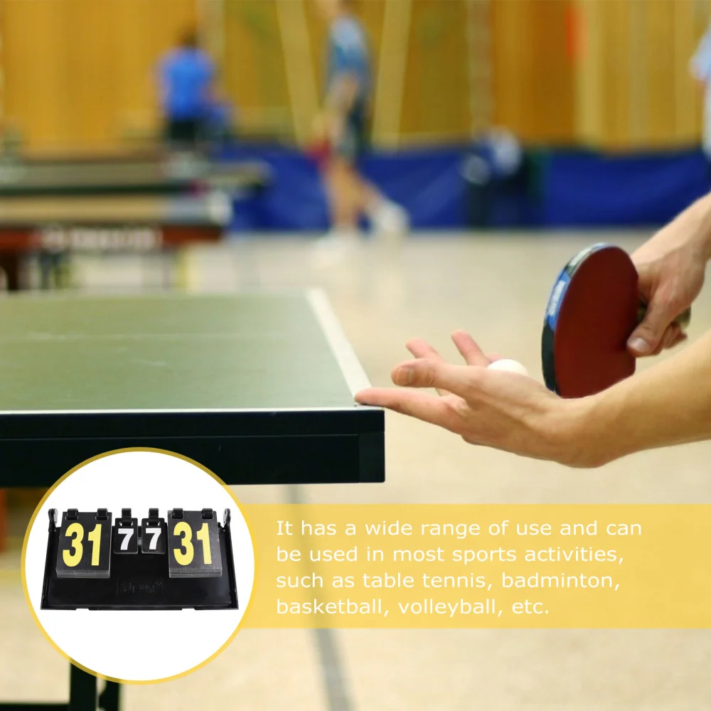 1pc Practical 4-Digit Desktop Scoreboard Durable Scoring Marker Score Recorder
1pc Practical 4-Digit Desktop Scoreboard Durable Scoring Marker Score Recorder