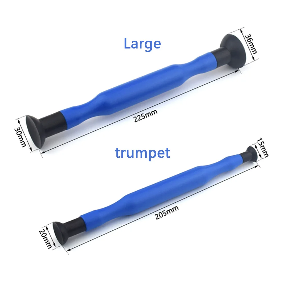 2pcs/set Valve Lapper Plastic Grip with Suction Cups for Car Auto Motorcycle Cyclinder Double Ended Valve Lapping Stick Grinding