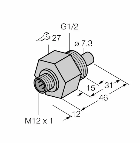 FCS-G1/2A4-NA-H1141 Flow Sensor Monitor 1450 BAR Water/Oil Range 31mm Probe M12 M6870303
FCS-G1/2A4-NA-H1141 Flow Sensor Monitor 1450 BAR Water/Oil Range 31mm Probe M12 M6870303