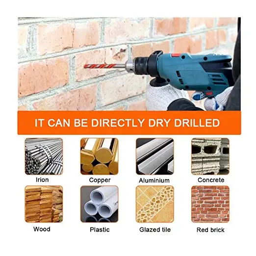 Handle Triangular-Overlord Drill Bits Multifunctional Tool Ceramic Tile Wall Marble Concrete Metal Brick, Glass Drilling Drill
Handle Triangular-Overlord Drill Bits Multifunctional Tool Ceramic Tile Wall Marble Concrete Metal Brick, Glass Drilling Drill