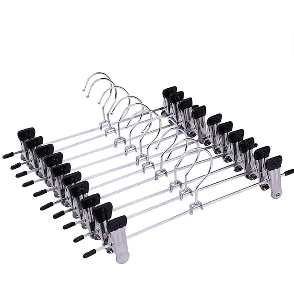 10pcs Stainless Steel Trousers Rack Clip Metal Anti-Slip Clothespin Wardrobe Pants Clamp Clothes Hanger For Balcony Bathroom
10pcs Stainless Steel Trousers Rack Clip Metal Anti-Slip Clothespin Wardrobe Pants Clamp Clothes Hanger For Balcony Bathroom