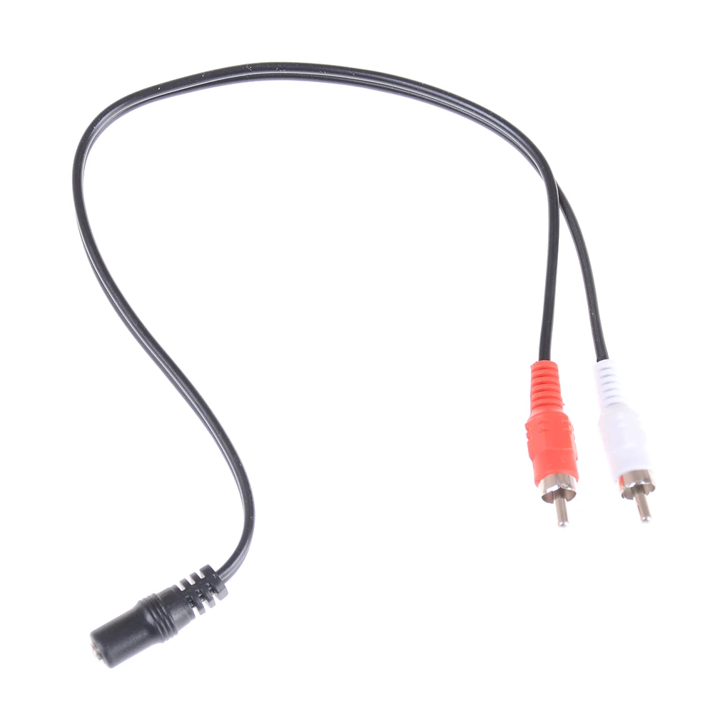 3.5mm Stereo Female Plug To 2 Male RCA Jack Adapter Audio Y Cable Computer Speaker Cable
3.5mm Stereo Female Plug To 2 Male RCA Jack Adapter Audio Y Cable Computer Speaker Cable