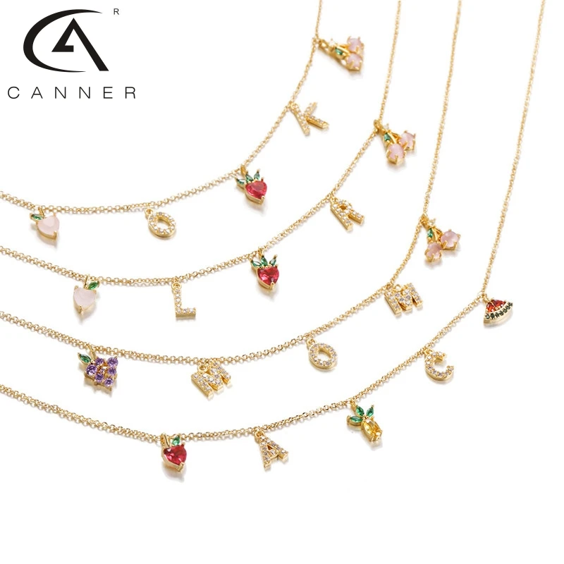 CANNER 2021 Summer Colourful Chain Necklace For Women DIY Fruit Letter Combination Pendants Femme Clavicle Jewelry Daily Collare
CANNER 2021 Summer Colourful Chain Necklace For Women DIY Fruit Letter Combination Pendants Femme Clavicle Jewelry Daily Collare