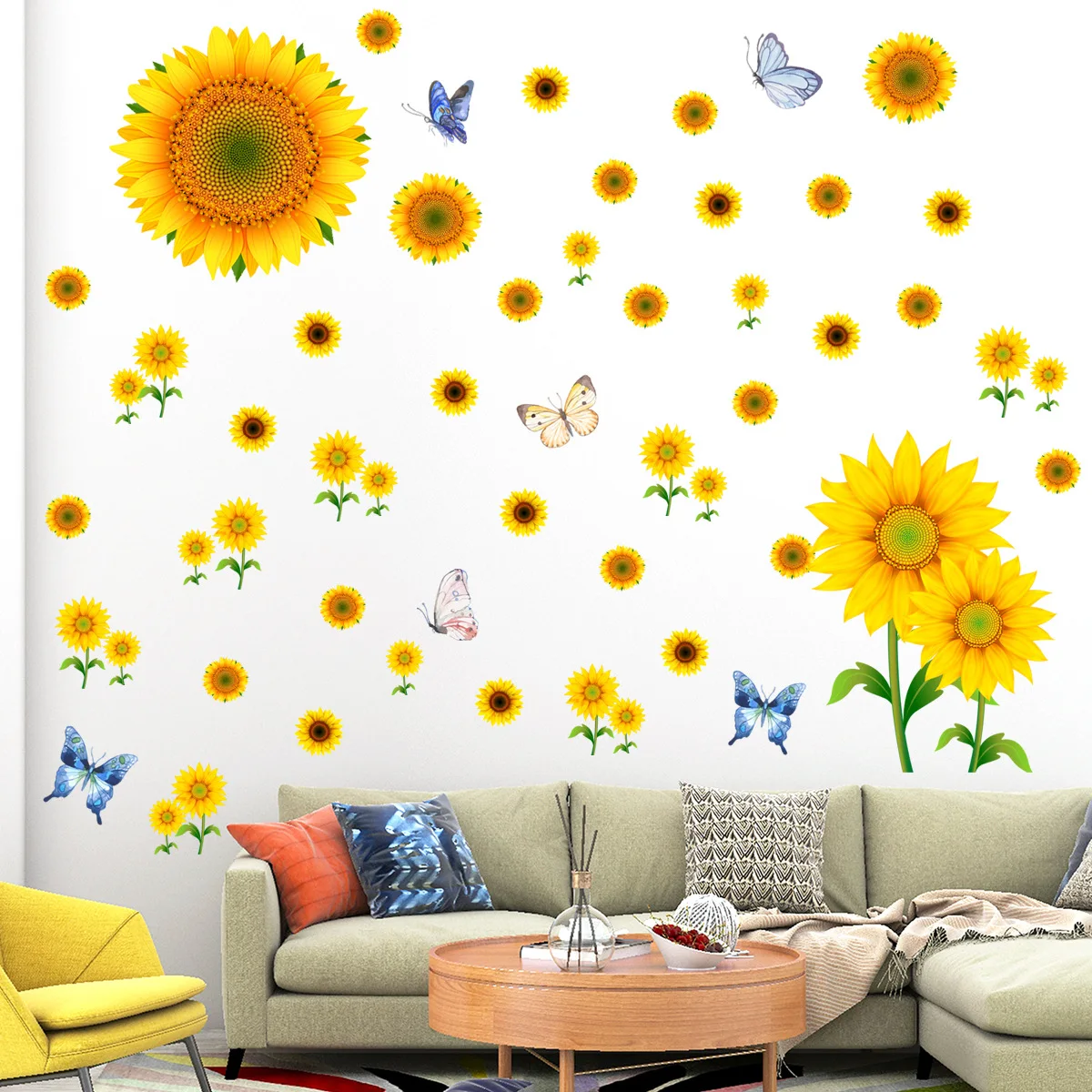 3D Sunflower Wall Stickers Flowers for Kids Room Nursery Mural Wall Decals Art Refrigerator Cabinet Door Sticker Home Decoration 
3D Sunflower Wall Stickers Flowers for Kids Room Nursery Mural Wall Decals Art Refrigerator Cabinet Door Sticker Home Decoration