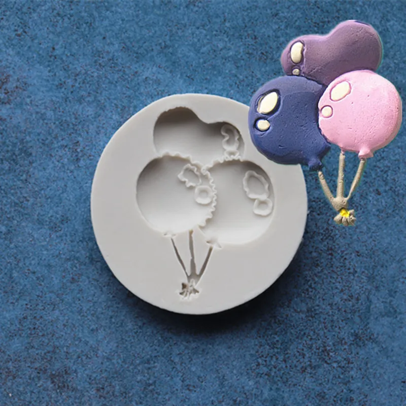 Three balloon silicone molds, fondant DIY soft clay clay drip glue chocolate modeling tool
Three balloon silicone molds, fondant DIY soft clay clay drip glue chocolate modeling tool