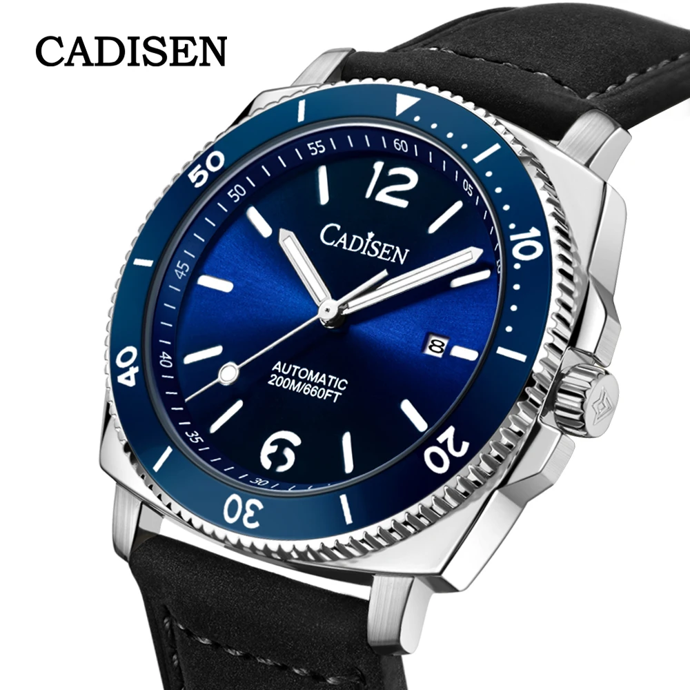 CADISEN Mens Watches Luxury Automatic Watch Men Mechanical Miyota 8215 20Bar Waterproof Ceramic Bezel Luminous Montre Homme 2022
CADISEN Mens Watches Luxury Automatic Watch Men Mechanical Miyota 8215 20Bar Waterproof Ceramic Bezel Luminous Montre Homme 2022