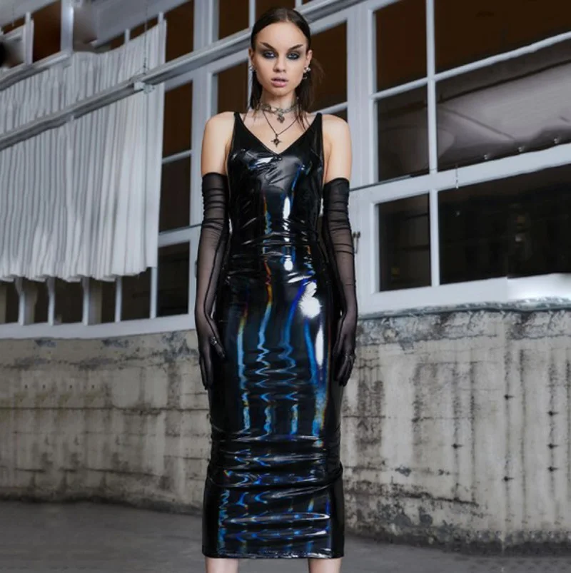 Cultiseed European Women Sexy V Neck Backless PU Leather Slim Hip Club Party Long Dress With Mesh Sleeve
Cultiseed European Women Sexy V Neck Backless PU Leather Slim Hip Club Party Long Dress With Mesh Sleeve