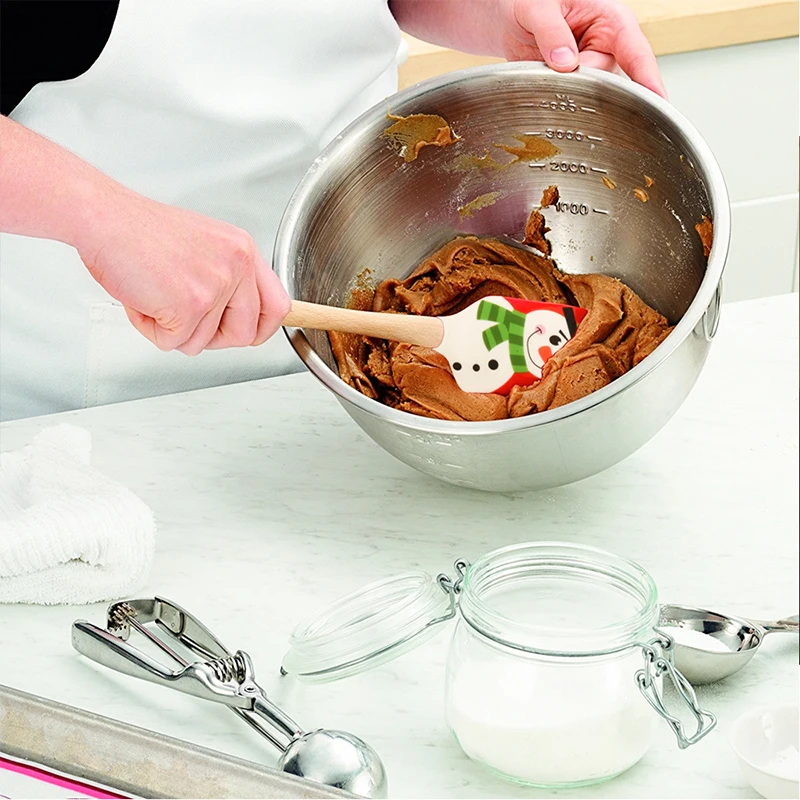 Silicone Spatula Santa Cream Butter Cake Spatula Christmas Mixing Batter Scraper Brush Butter Mixer Cake Brushes Baking Tools
Silicone Spatula Santa Cream Butter Cake Spatula Christmas Mixing Batter Scraper Brush Butter Mixer Cake Brushes Baking Tools