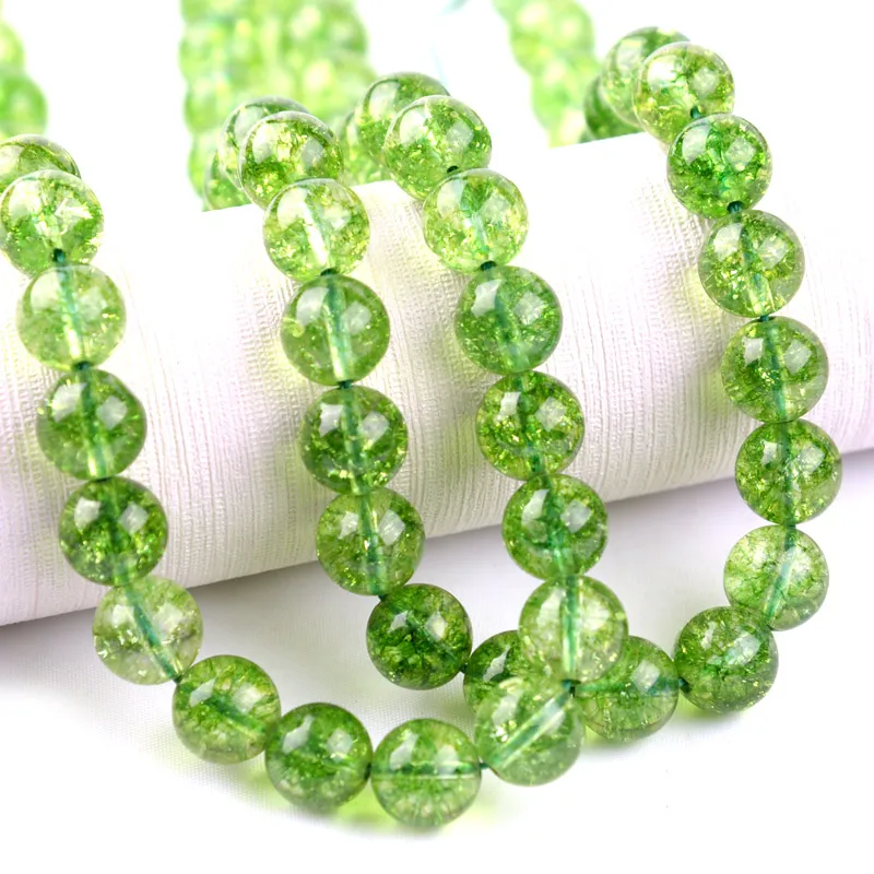 Beadtales 6/8/10mm Natural Stone Green Crystal Beads Round Loose Beads For Needlework Jewelry DIY Making Bracelet Accessories
Beadtales 6/8/10mm Natural Stone Green Crystal Beads Round Loose Beads For Needlework Jewelry DIY Making Bracelet Accessories