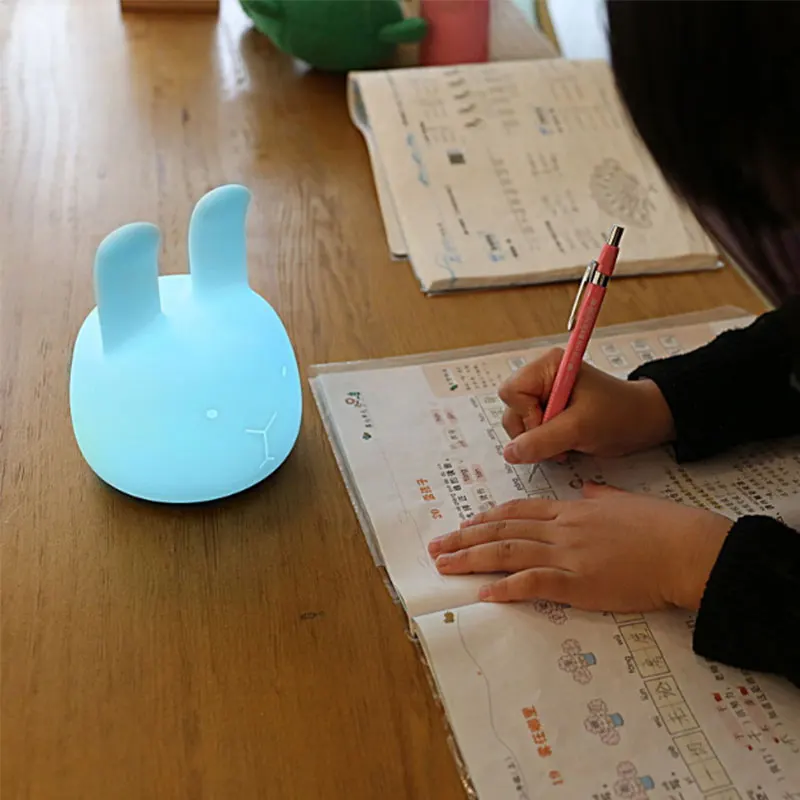 Rabbit Night Light Led Animal Night Lamp for Children Baby 7 Color Changing LED Bedroom Bedside Lamp Xmas Gifts Touch Switch
Rabbit Night Light Led Animal Night Lamp for Children Baby 7 Color Changing LED Bedroom Bedside Lamp Xmas Gifts Touch Switch