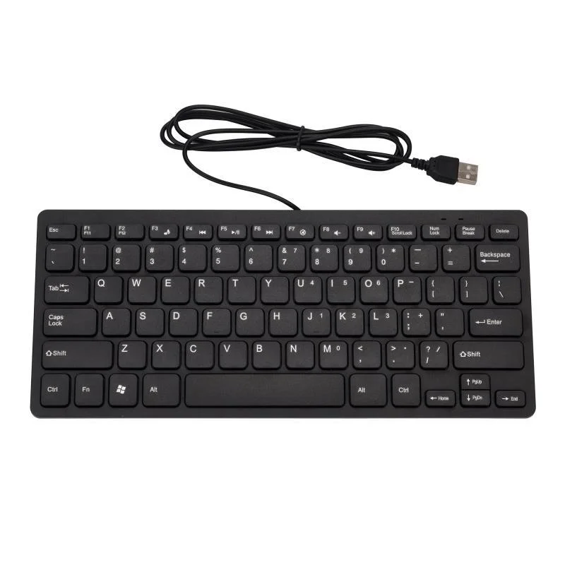 

Mini USB Keyboard English Spanish Arabic Language Ultra Thin Notebook Laptop Keyboard For Desktop PC Laptops Computer