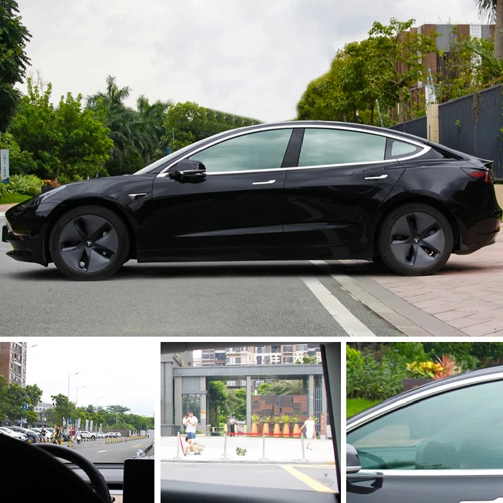 50*300cm Black Car Window Flim Static Cling Privacy Sun Blocking Anti UV Window Tint Opaque Window Film for Car Bedroom Restroom
50*300cm Black Car Window Flim Static Cling Privacy Sun Blocking Anti UV Window Tint Opaque Window Film for Car Bedroom Restroom