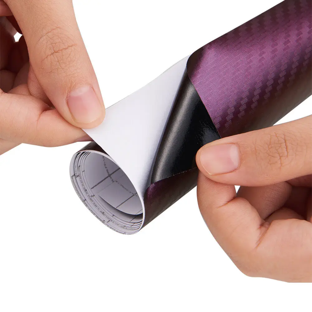 Carbon Fiber Vinyl Film Car Wrap Sheet Roll Film Sticker Motorcycle Automobile Styling Purple Blue Decals Decor Sticker
Carbon Fiber Vinyl Film Car Wrap Sheet Roll Film Sticker Motorcycle Automobile Styling Purple Blue Decals Decor Sticker