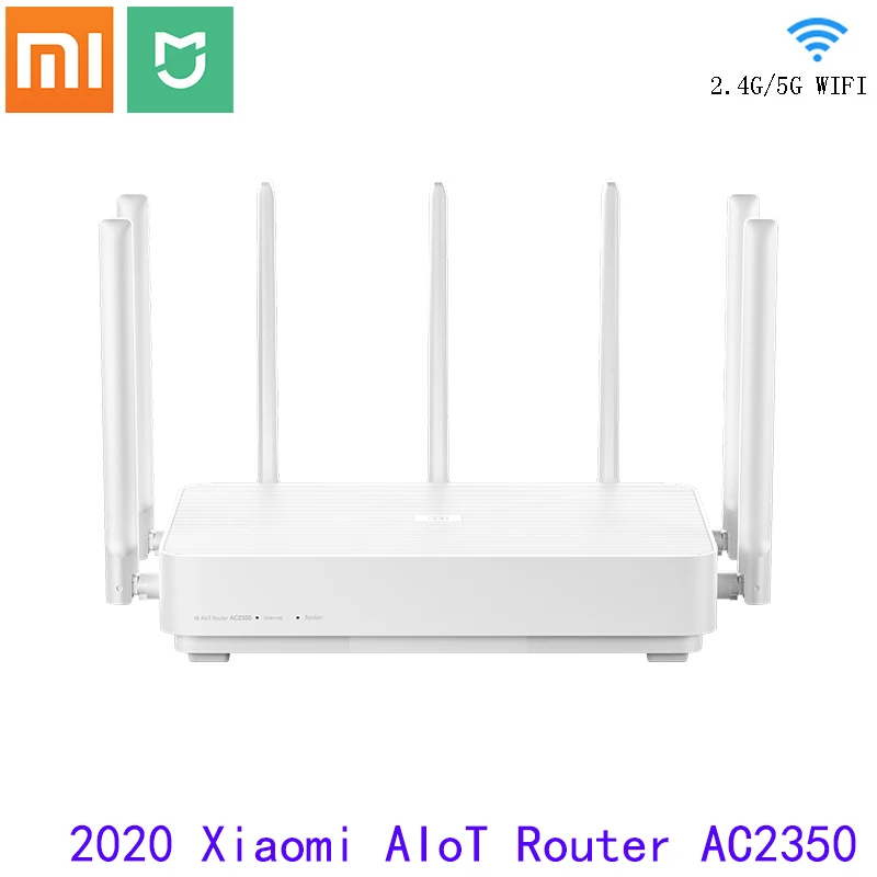 Xiaomi AIoT Router AC2350 Gigabit 2183Mbps Dual-Band 128MB WiFi Wireless Router Wifi Repeater With 7 High Gain Antennas Wider
Xiaomi AIoT Router AC2350 Gigabit 2183Mbps Dual-Band 128MB WiFi Wireless Router Wifi Repeater With 7 High Gain Antennas Wider