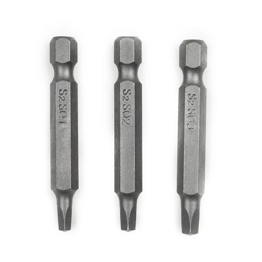 3pcs 50mm Magnetic Security Bit Set Tamper Proof Screwdriver Bits 1/4" Square Head Driver Bits SQ1,SQ2,SQ3 Magnetic Screwdriver
3pcs 50mm Magnetic Security Bit Set Tamper Proof Screwdriver Bits 1/4" Square Head Driver Bits SQ1,SQ2,SQ3 Magnetic Screwdriver