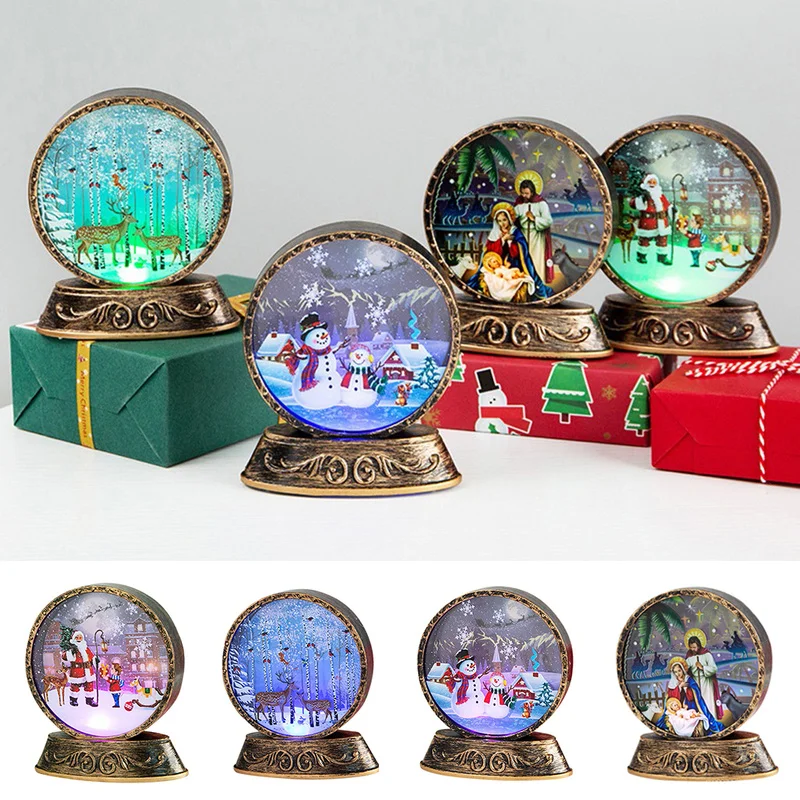 Christmas Decorations Old Man Snowman Night Light Scene Layout Props Retro Creative LED Lamp Desk Decoration Lighting
Christmas Decorations Old Man Snowman Night Light Scene Layout Props Retro Creative LED Lamp Desk Decoration Lighting
