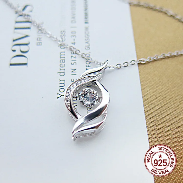 s925 Sterling Silver Necklace Smart Series New Hypoallergenic Heartbeat Pendant Diamond Fashion Four Corner Clavicle Chain hot
s925 Sterling Silver Necklace Smart Series New Hypoallergenic Heartbeat Pendant Diamond Fashion Four Corner Clavicle Chain hot