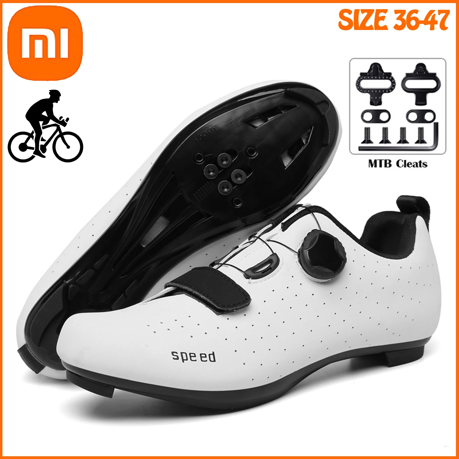 Xiaomi Mijia MTB Cycling Shoes Cleats Pedal Road Mountain Bike Sneaker Men Woman Bike Shoe Triathlon Speed Sneakers SPD Footwear
Xiaomi Mijia MTB Cycling Shoes Cleats Pedal Road Mountain Bike Sneaker Men Woman Bike Shoe Triathlon Speed Sneakers SPD Footwear