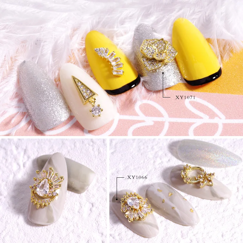 New High Quality Nail Art Zircon Series Metal Decoration Pendant Shiny Charm Rhinestone DIY Nail Art Ornament Accessories
New High Quality Nail Art Zircon Series Metal Decoration Pendant Shiny Charm Rhinestone DIY Nail Art Ornament Accessories