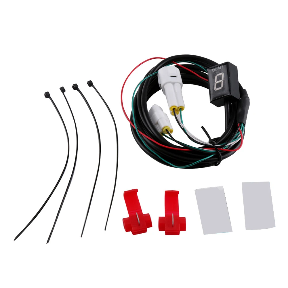 Motorcycle Gear Indicator LCD Digital Display Waterproof Wire Backside Outlet Motor Bike TD326
Motorcycle Gear Indicator LCD Digital Display Waterproof Wire Backside Outlet Motor Bike TD326