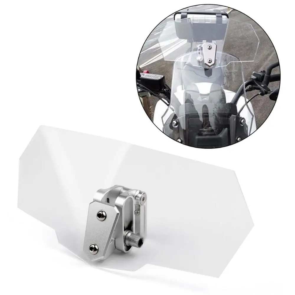 Artudatech Universal Adjustable Windshield Screen Extension Deflector For Honda Cbr250r CBR650R CBR 250R 650R | Автомобили