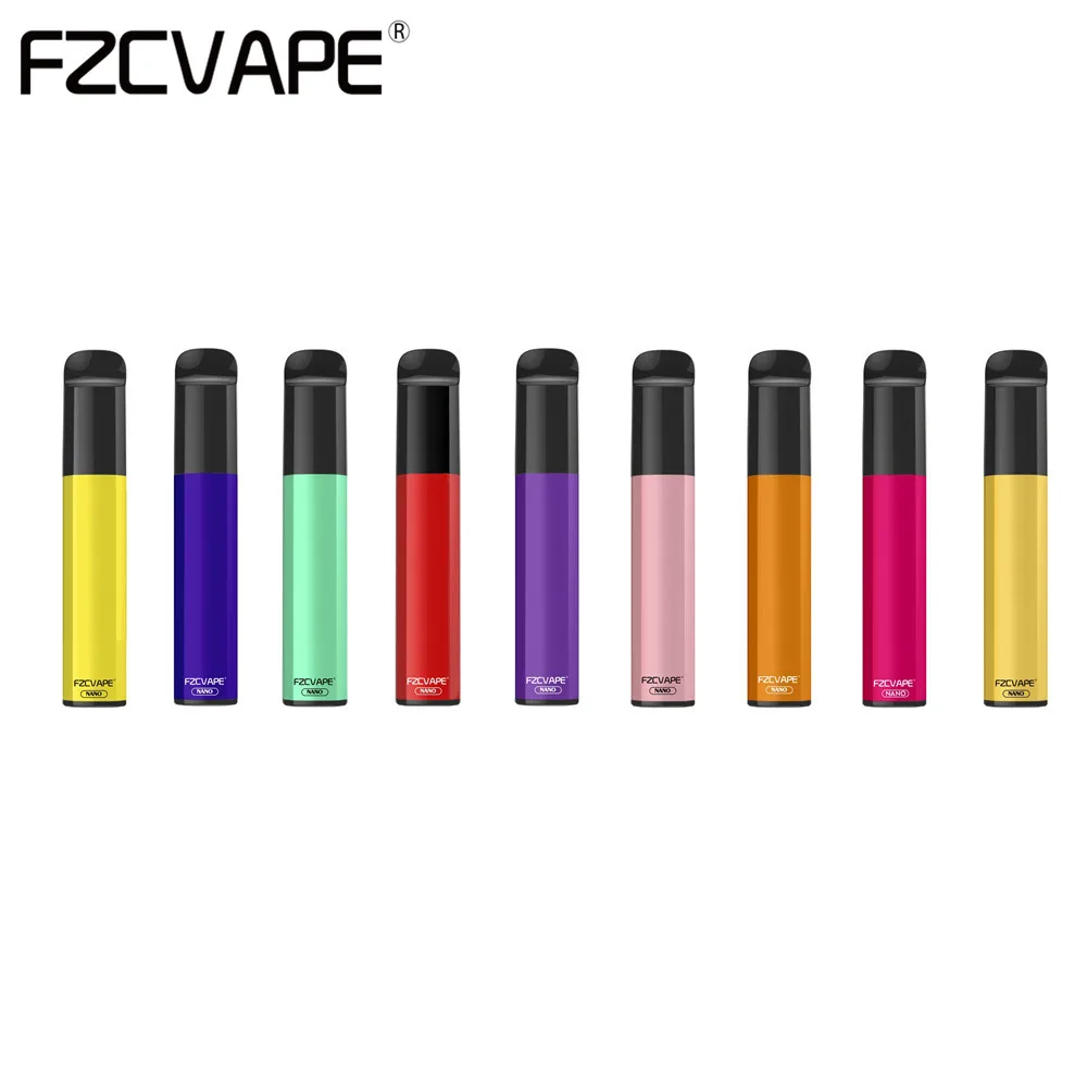 

FZCVAPE Nano Disposable Pod Device 2500 Puffs Preeilled Vape Stick Battery Capacity 1000mAh Tank Volume 6ml Electronic Cigarette
