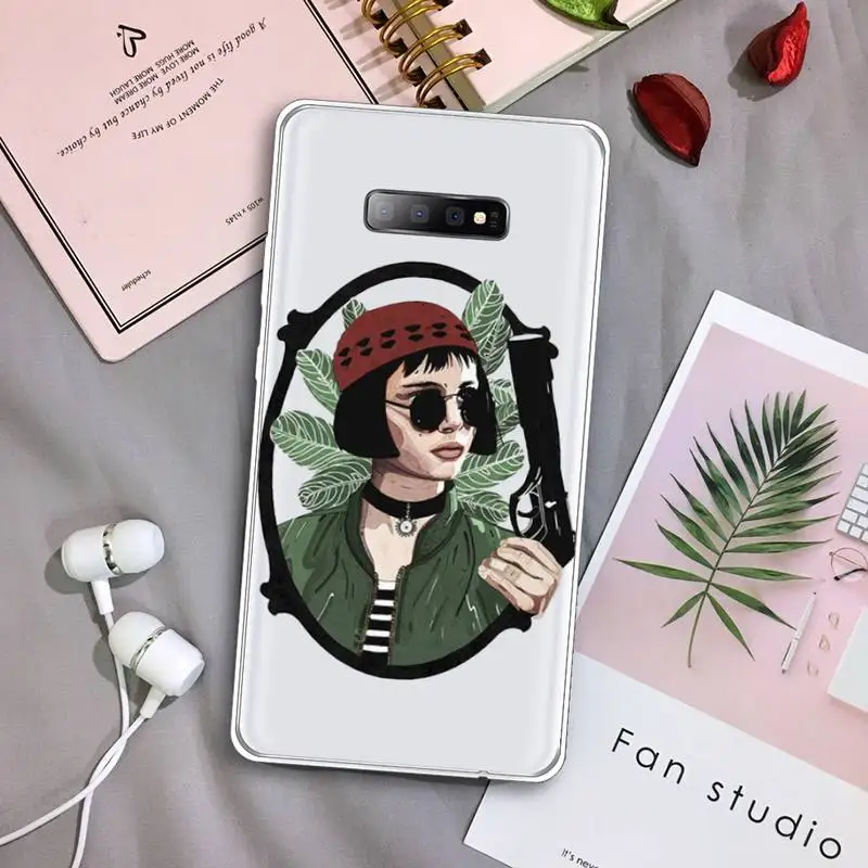 Leon Matilda Natalie Portman Movie Phone Case Transparent For Samsung Galaxy S A 5 7 8 9 2015 20 edge plus 10 e lite 2019
Leon Matilda Natalie Portman Movie Phone Case Transparent For Samsung Galaxy S A 5 7 8 9 2015 20 edge plus 10 e lite 2019