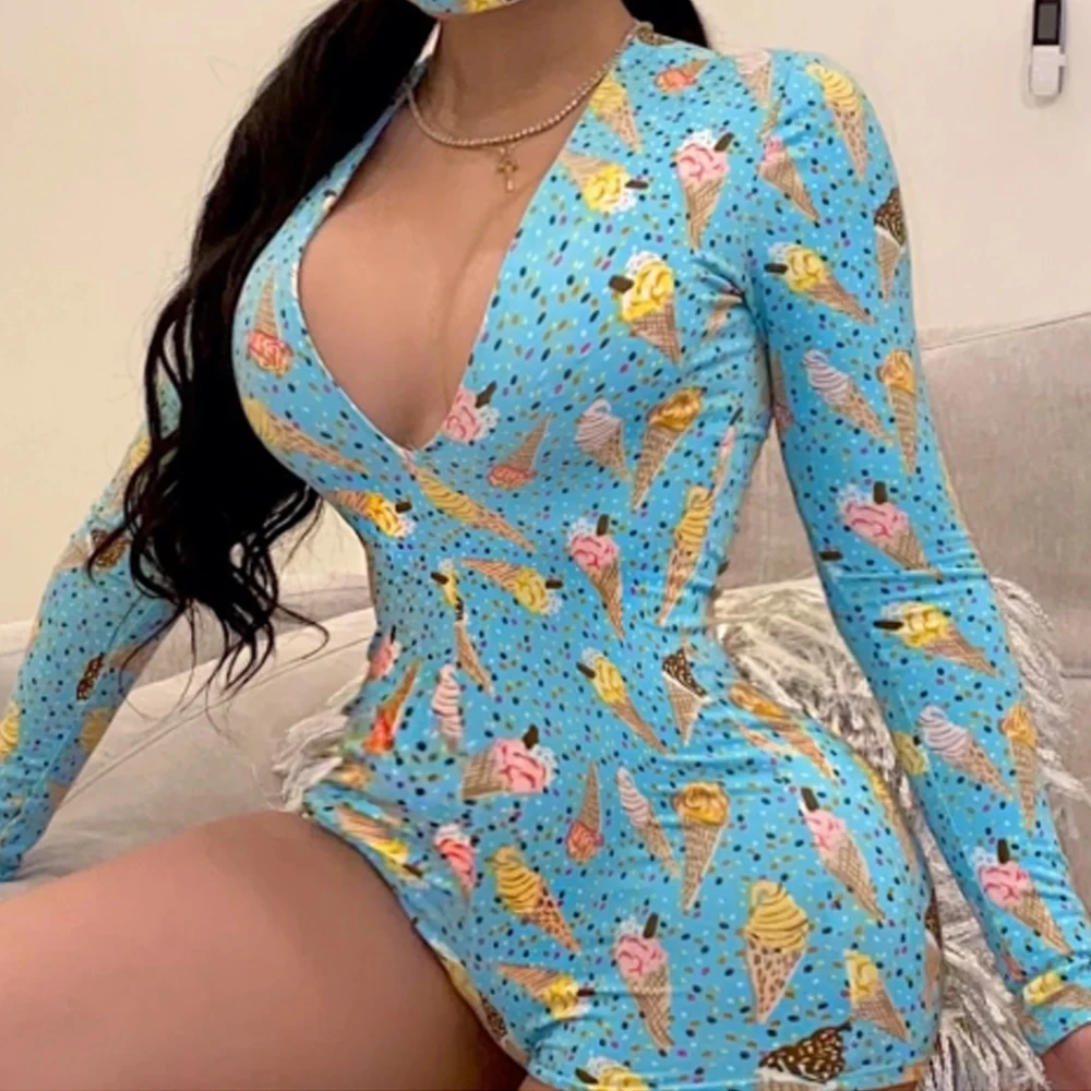 Fashion Pijamas Women Sexy Onesie For Ladies Plus Size Nightwear Bodysuit Pajamas Deep V Neck Jumpsuit Short Romper Bodycon XXL
Fashion Pijamas Women Sexy Onesie For Ladies Plus Size Nightwear Bodysuit Pajamas Deep V Neck Jumpsuit Short Romper Bodycon XXL