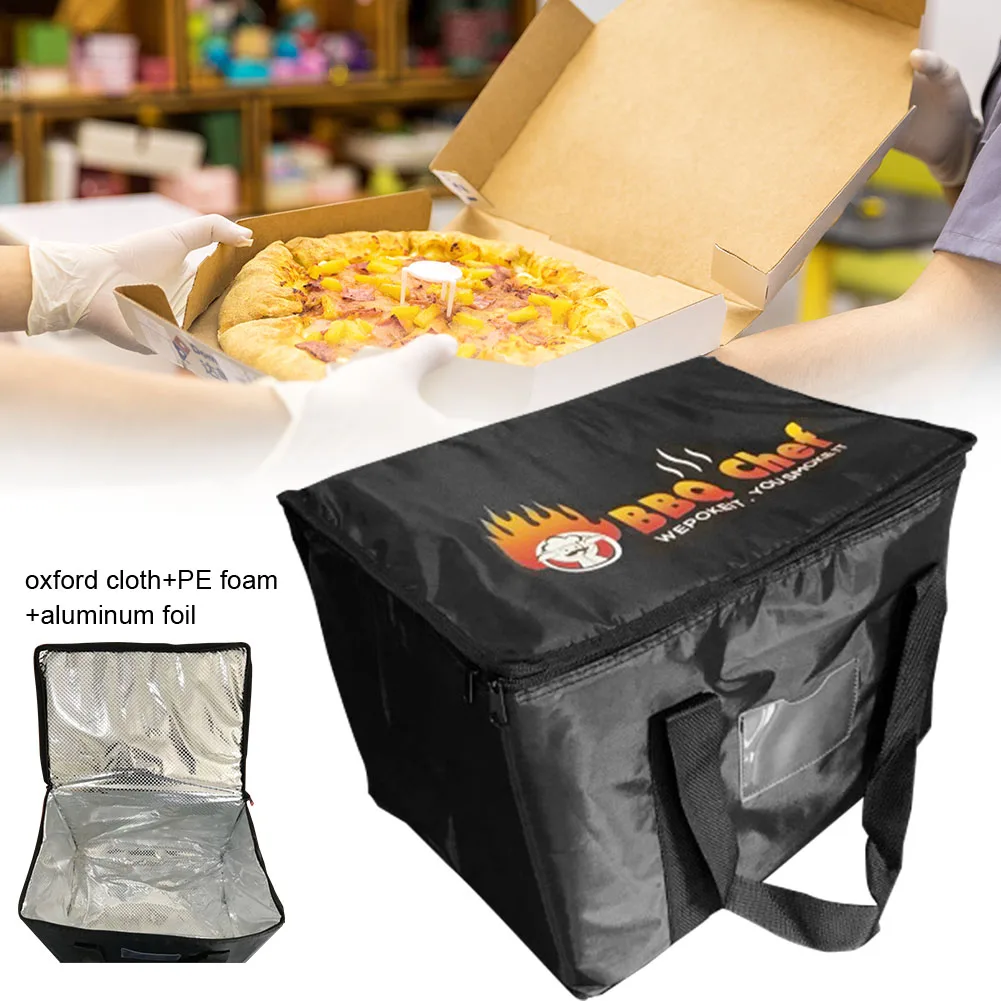 Keep Fresh Picnic Insulated Pizza Delivery Bag Camping Lightweight Thermal Ergonomic Large Capacity Food Storage #734
Keep Fresh Picnic Insulated Pizza Delivery Bag Camping Lightweight Thermal Ergonomic Large Capacity Food Storage #734