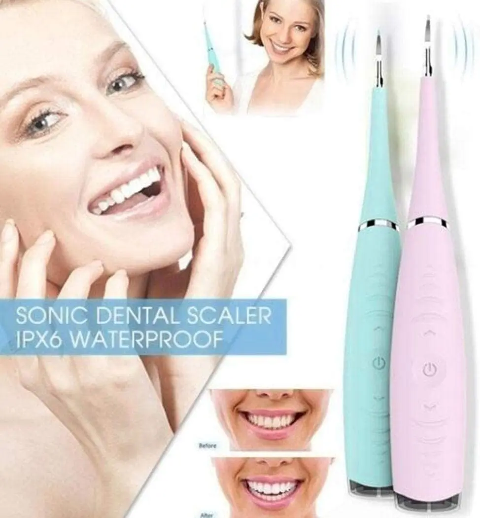 Electric Ultrasonic Dental Scaler Sonic Tooth Calculus Remover Teeth Cleaner Stains Tartar Removal Tool Teeth Whitening Oral
Electric Ultrasonic Dental Scaler Sonic Tooth Calculus Remover Teeth Cleaner Stains Tartar Removal Tool Teeth Whitening Oral