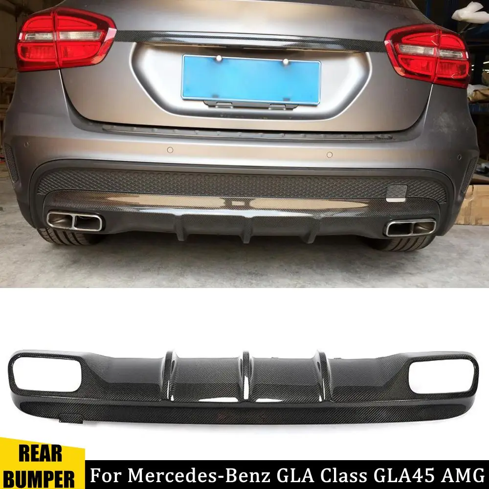 Carbon Fiber Rear Bumper Lip Diffuser for Mercedes-Benz GLA Class GLA45 AMG 2015 2016 Bumper Spoiler
Carbon Fiber Rear Bumper Lip Diffuser for Mercedes-Benz GLA Class GLA45 AMG 2015 2016 Bumper Spoiler