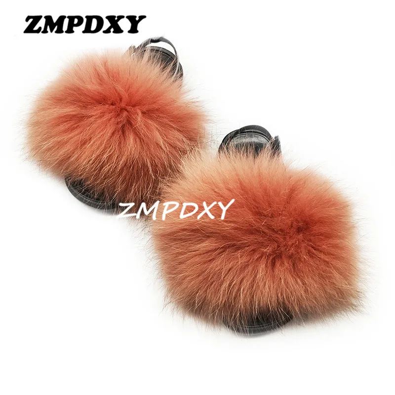 Toddler's Fur Slides Kids Fluffy Real Fox Fur Slippers Cute Plush Raccoon Fur Sandals Indoor Children Flat Toddler Strap Shoes
Toddler's Fur Slides Kids Fluffy Real Fox Fur Slippers Cute Plush Raccoon Fur Sandals Indoor Children Flat Toddler Strap Shoes