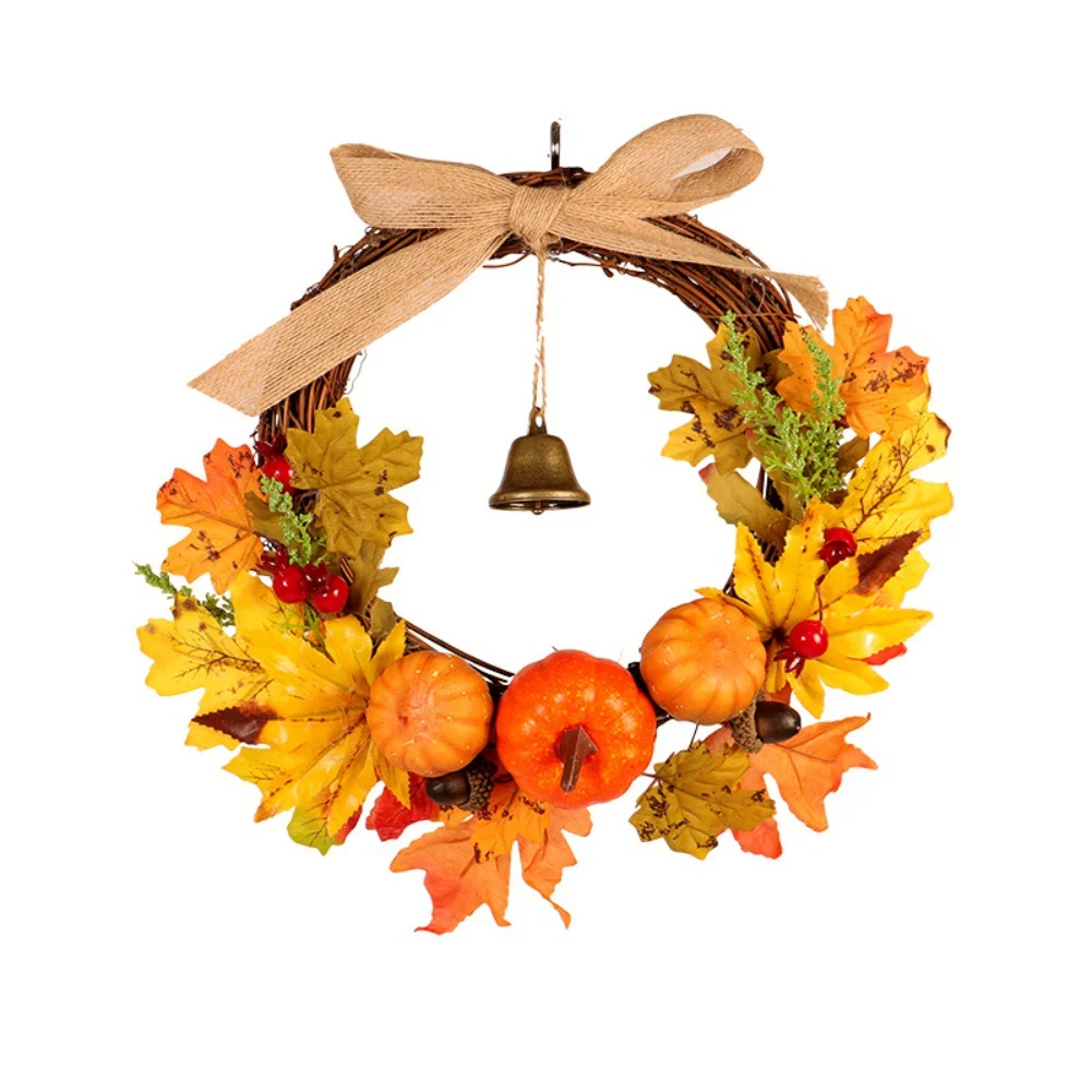 Halloween Decoration Wreath Pumpkin Berry Decoration Rattan Artificial Thanksgiving Fall Maple Garland Door Ornament Dropship
Halloween Decoration Wreath Pumpkin Berry Decoration Rattan Artificial Thanksgiving Fall Maple Garland Door Ornament Dropship