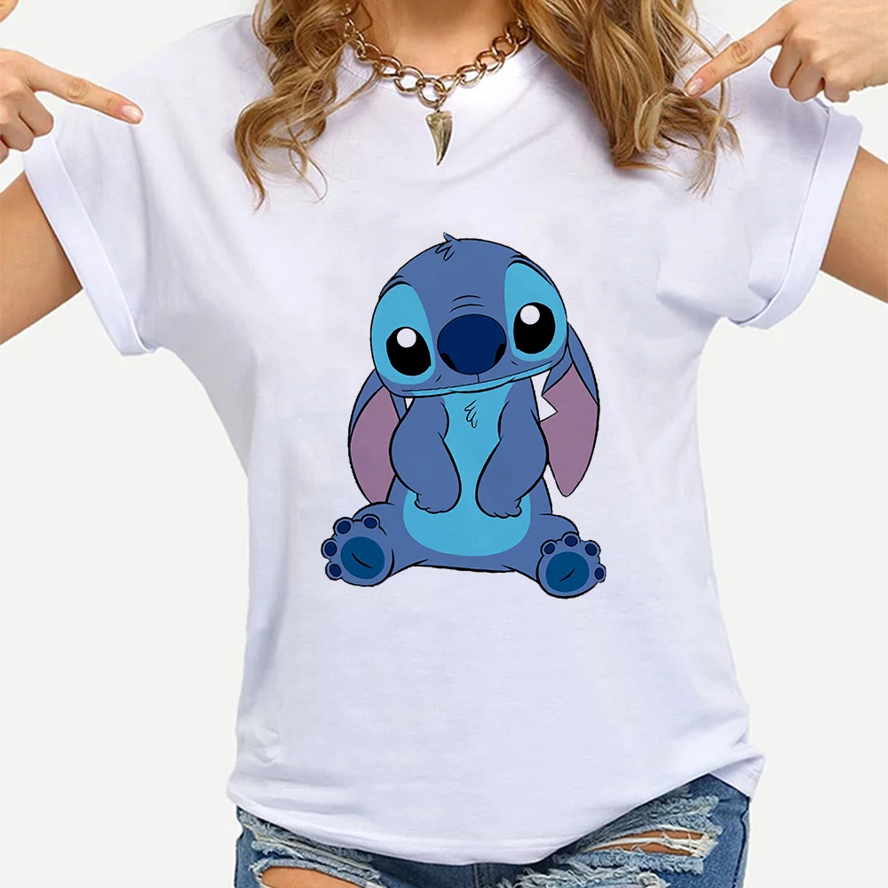 Disney Tees Women T Shirt Lilo & Stitch Print T-shirt Casual White Short Sleeve Tops Summer Brand Clothing Dropship
Disney Tees Women T Shirt Lilo & Stitch Print T-shirt Casual White Short Sleeve Tops Summer Brand Clothing Dropship