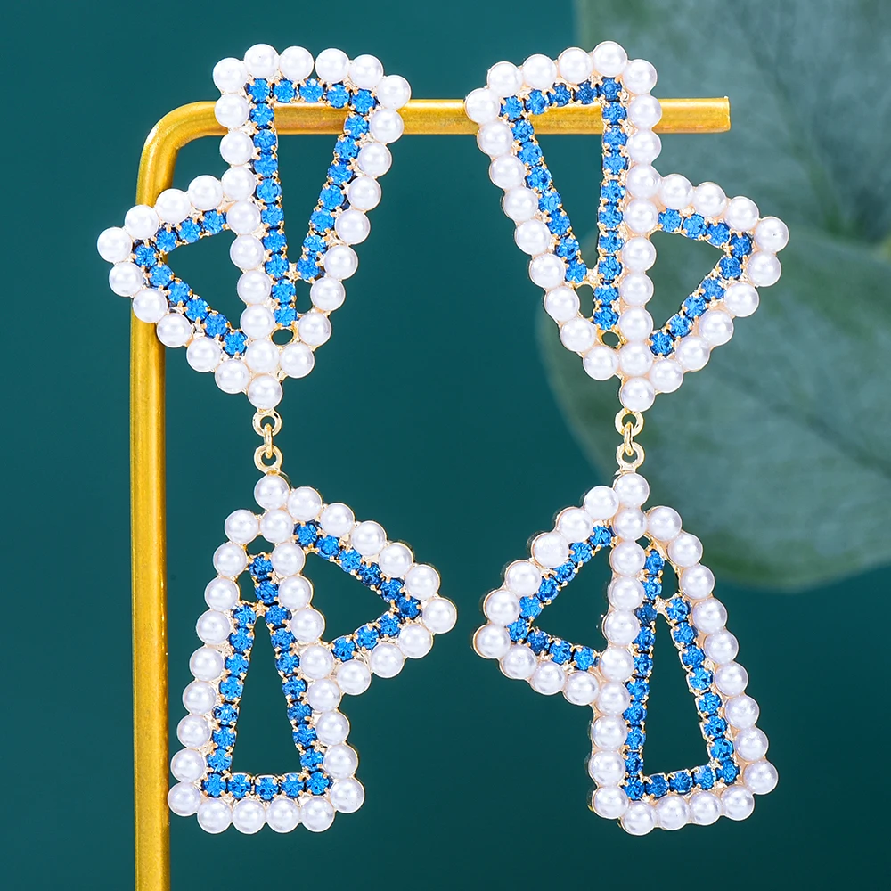 GODKI Luxury Charm Long Bow Pearls Pendant Earrings For Women Dangle Luxury Mirco Paved Cubic Zircon Womens Earrings in Jewelry
GODKI Luxury Charm Long Bow Pearls Pendant Earrings For Women Dangle Luxury Mirco Paved Cubic Zircon Womens Earrings in Jewelry