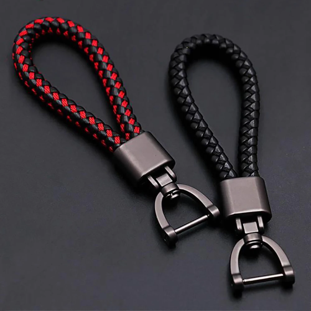 High-Grade Luxruy Car KeyChain 360 Degree Rotating Horseshoe Buckle Hand Woven Leather Men Women Key Rings Holder Bag Pendant
High-Grade Luxruy Car KeyChain 360 Degree Rotating Horseshoe Buckle Hand Woven Leather Men Women Key Rings Holder Bag Pendant
