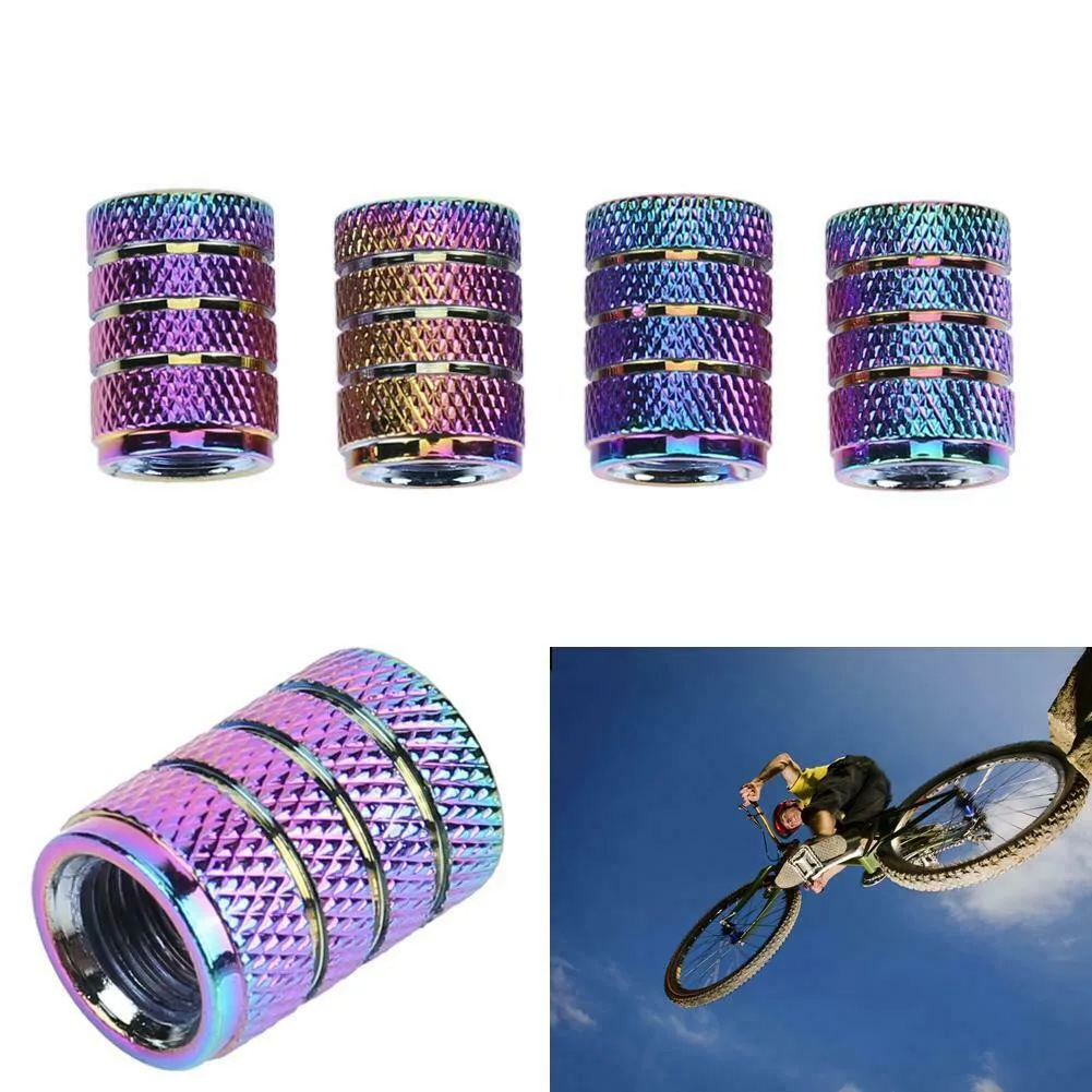 4pcs Rainbow Color Aluminum 3-Groove Style Car Wheel Tire Valve Cap Covers Aluminum Alloy Car Wheel Tire Valve Stem Cap
4pcs Rainbow Color Aluminum 3-Groove Style Car Wheel Tire Valve Cap Covers Aluminum Alloy Car Wheel Tire Valve Stem Cap