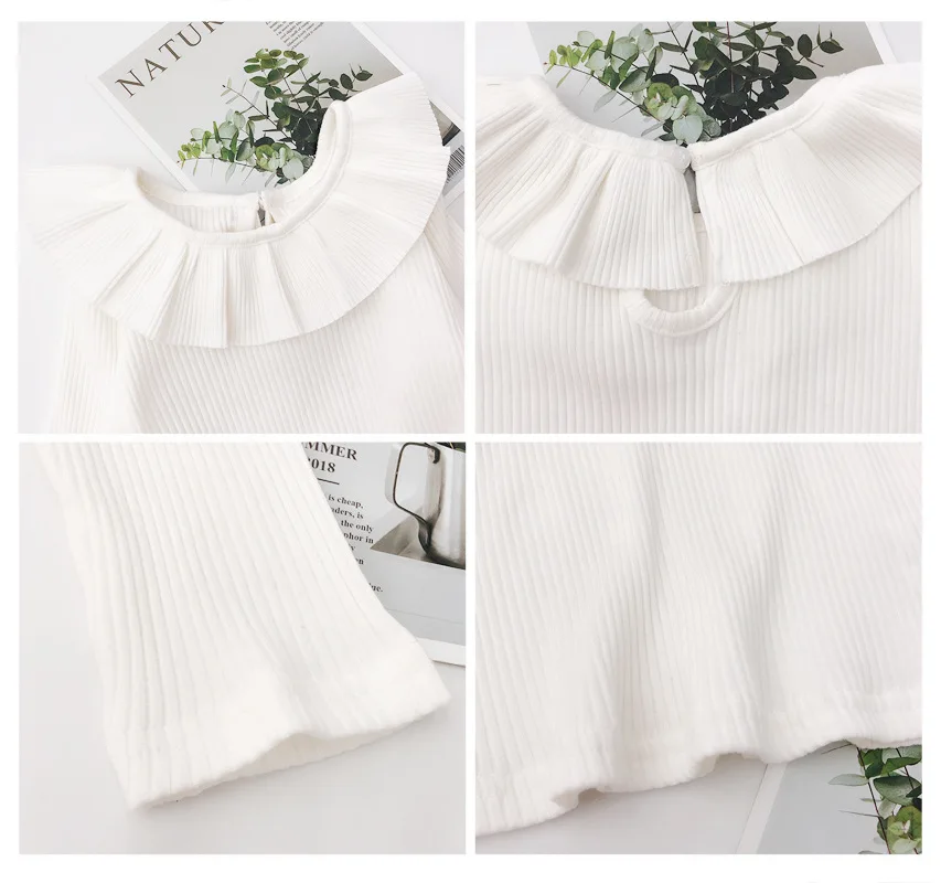 WLG Girls Casual T Shirts Kids Spring Autumn Peter Pan Collar White Long Sleeve T Shirt Baby Girl Tops Children Clothes 1-5T
WLG Girls Casual T Shirts Kids Spring Autumn Peter Pan Collar White Long Sleeve T Shirt Baby Girl Tops Children Clothes 1-5T