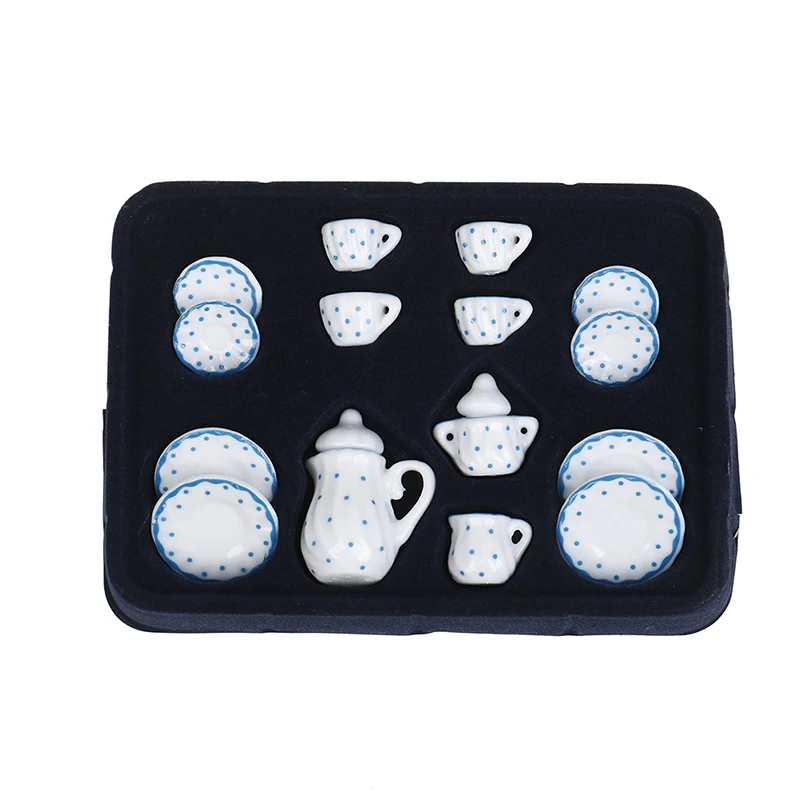 15Pcs 1/12 Ceramic Blue Flower Patten Porcelain Coffee Tea Cups Tableware Dollhouse Kitchen Accessories Dollhous Miniature
15Pcs 1/12 Ceramic Blue Flower Patten Porcelain Coffee Tea Cups Tableware Dollhouse Kitchen Accessories Dollhous Miniature