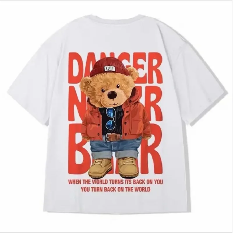 Couple Tide Brand Loose Bear Short-sleeved T-shirt Fat Plus Fat Plus Size Pullover Summer Sweatshirt Harajuku T Shirts Men 5XL
Couple Tide Brand Loose Bear Short-sleeved T-shirt Fat Plus Fat Plus Size Pullover Summer Sweatshirt Harajuku T Shirts Men 5XL