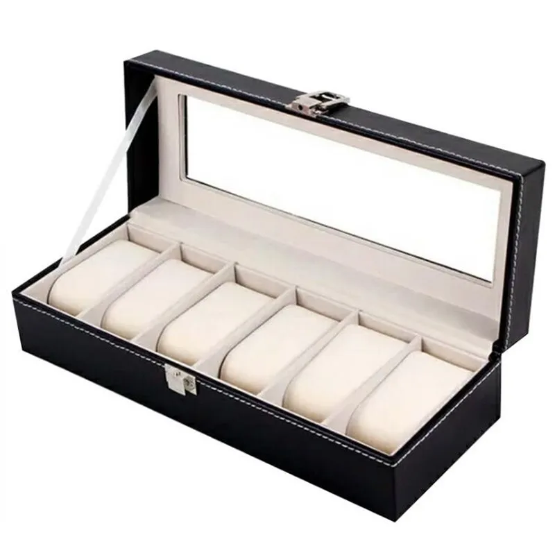1/2/3/5/6 Grids Watch Box PU Leather Watch Case Holder Organizer Storage Box for Quartz Watches Jewelry Boxes Display Best Gift
1/2/3/5/6 Grids Watch Box PU Leather Watch Case Holder Organizer Storage Box for Quartz Watches Jewelry Boxes Display Best Gift