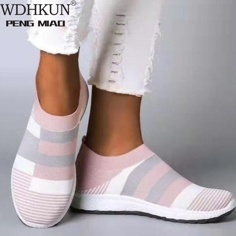 Spring Women's Mesh Sneakers Women Shoes Causal Vulcanized Woman Fashion Knitted Flat Ladies Slip On Comfort Female Plus Size
Spring Women's Mesh Sneakers Women Shoes Causal Vulcanized Woman Fashion Knitted Flat Ladies Slip On Comfort Female Plus Size