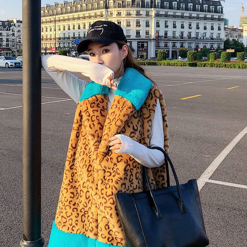 Sweater Vest Faux Fur Jacket Women Coat Winter New 2020 Faux Fur Leopard Ladies Vest Thick Warm Fashion Long Woman Jacket
Sweater Vest Faux Fur Jacket Women Coat Winter New 2020 Faux Fur Leopard Ladies Vest Thick Warm Fashion Long Woman Jacket