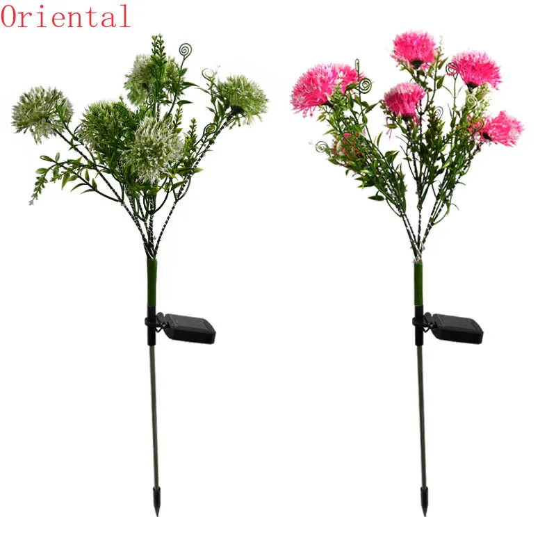 Solar Light LED Dandelion Flower Lawn Lamp Outdoor Waterproof Garden Courtyard Park Path Corridor Decorative Lighting 1/2pcs 
Solar Light LED Dandelion Flower Lawn Lamp Outdoor Waterproof Garden Courtyard Park Path Corridor Decorative Lighting 1/2pcs