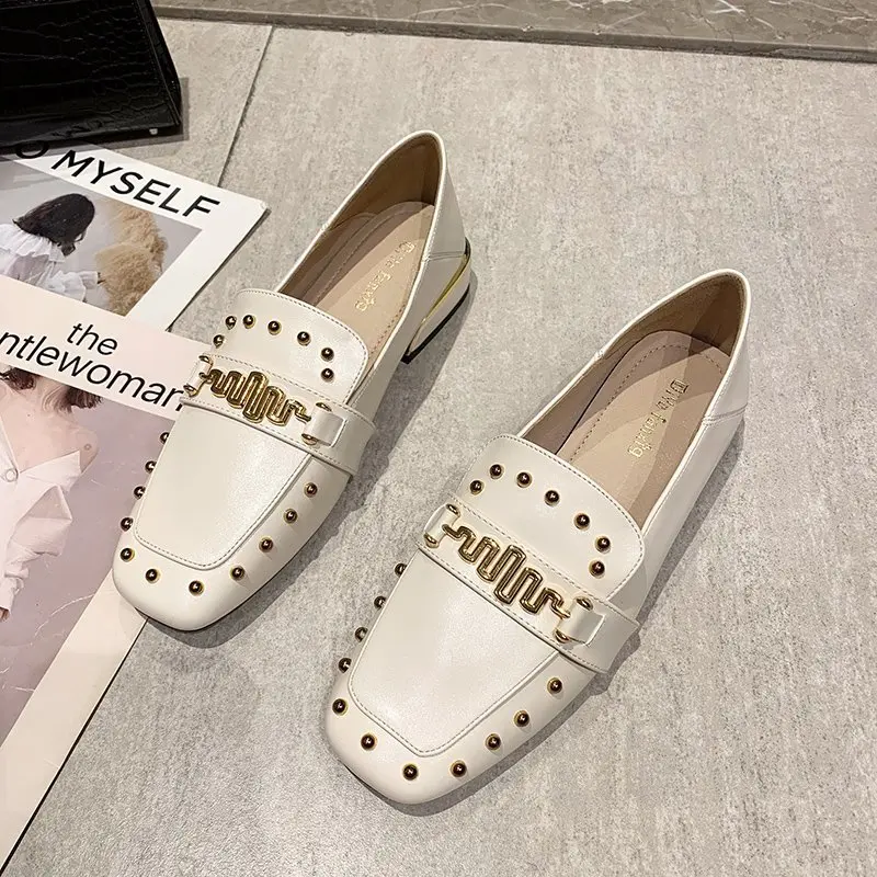 New style women's shoes British style all-match shoes small leather shoes a pedal set foot leather shoes college style X713
New style women's shoes British style all-match shoes small leather shoes a pedal set foot leather shoes college style X713