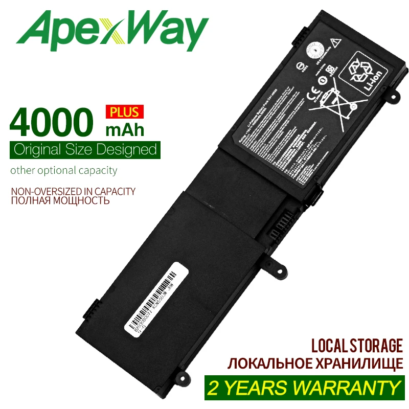 ApexWay 4000 мАч 15 В Аккумулятор для ноутбука ASUS C41 N550 N550X47JV N550J N550JA N550JK N550JV ROG